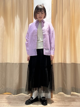 ameさん（レディース・160cm）の春コーディネート