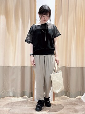 ameさん（レディース・160cm）の夏コーディネート