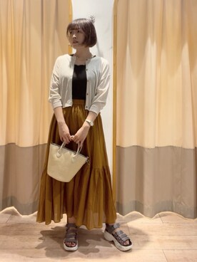 ameさん（レディース・160cm）の夏コーディネート