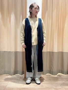 ameさん（レディース・160cm）の冬コーディネート