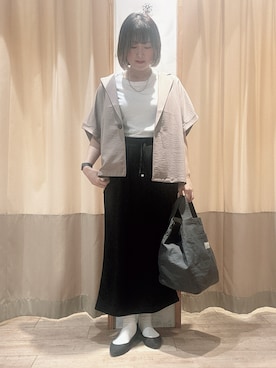 ameさん（レディース・160cm）の春コーディネート