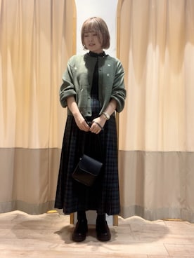 ameさん（レディース・160cm）の秋コーディネート