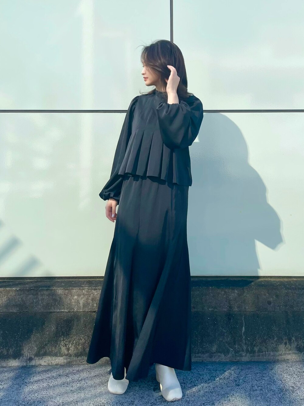 小山田早織さんコラボ ブラウス&パンツセットアップ