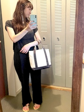 「JOURNAL STANDARD relume（ジャーナルスタンダード　レリューム）のアイテム（オールインワン・サロペット）」を使った、yumipukさん（レディース・152cm）の夏コーディネート
