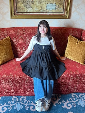 「eLur（エラー）のアイテム」を使った、umikunnさん（レディース・153cm）の夏コーディネート