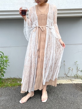 「アイテム（ルームウェア）」を使った、REVEYUさん（レディース・160cm）の夏コーディネート