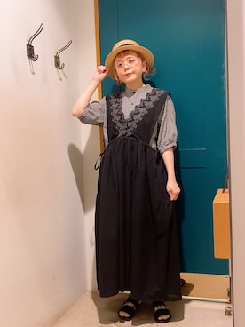 「Samansa Mos2（サマンサ モスモス）のアイテム」を使った、ま　え　のさん（レディース・158cm）の夏コーディネート