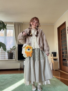 「アイテム（ワンピース）」を使った、ま　え　のさん（レディース・158cm）の秋コーディネート