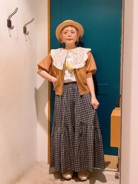 「サマンサ モスモス(Samansa Mos2)」｜ま　え　のさん（レディース・158cm）の夏コーディネート