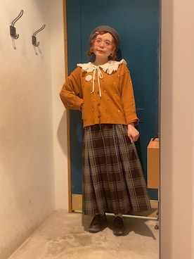 「アイテム（その他シューズ）」を使った、ま　え　のさん（レディース・158cm）の秋コーディネート