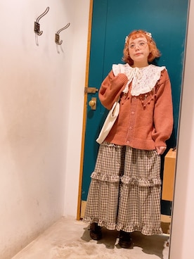 「アイテム（ワンピース）」を使った、ま　え　のさん（レディース・158cm）の秋コーディネート