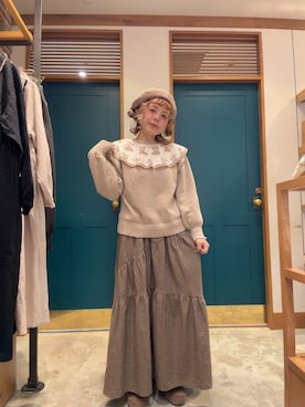 「Samansa Mos2（サマンサ モスモス）のアイテム」を使った、ま　え　のさん（レディース・158cm）の冬コーディネート