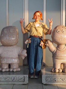 「Samansa Mos2（サマンサ モスモス）のアイテム」を使った、ま　え　のさん（レディース・158cm）の夏コーディネート