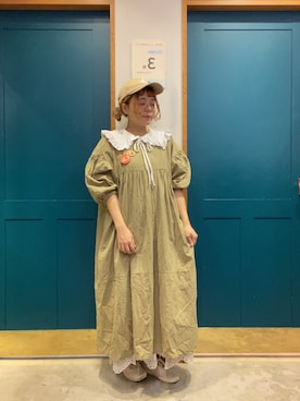 「サマンサ モスモス(Samansa Mos2)」｜「アイテム（ワンピース/ドレス）」を使った、ま　え　のさん（レディース・158cm）の秋コーディネート