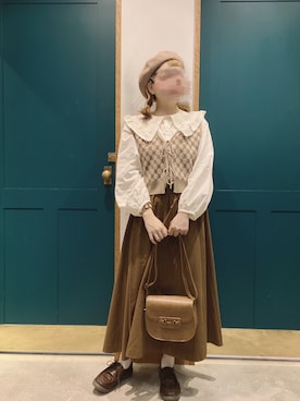 「アイテム（その他シューズ）」を使った、ま　え　のさん（レディース・158cm）の秋コーディネート