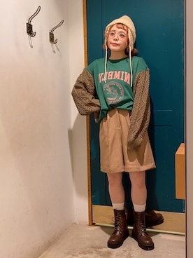 ま　え　のさん（レディース・158cm）の冬コーディネート