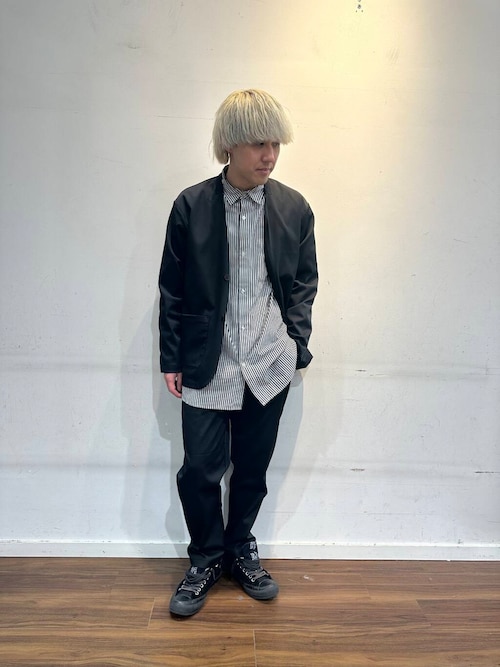 『セットアップ対応』マシンウォッシャブルピケテーパードパンツ