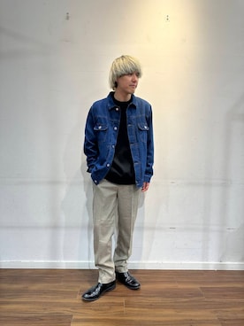 「アーバンリサーチ」｜「アイテム（デニムジャケット）」を使った、ゆうやさん（メンズ・171cm）の冬コーディネート