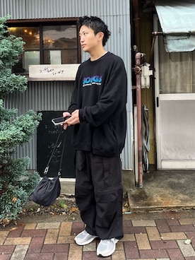 「DAIRIKU（ダイリク）のアイテム」を使った、えっさーさん（メンズ・166cm）の秋コーディネート