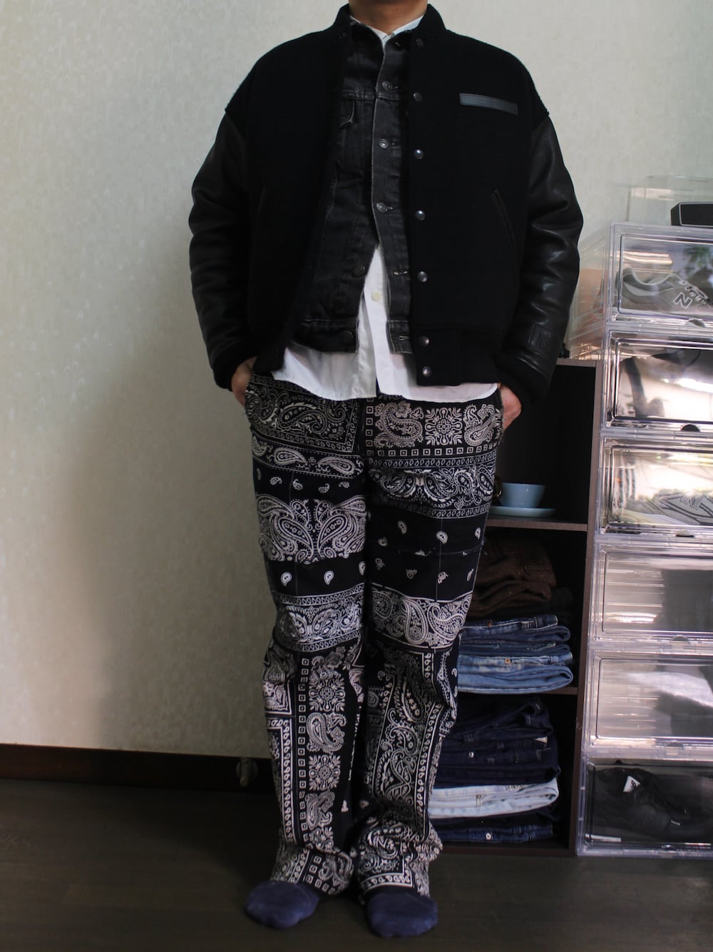 N.HOOLYWOOD　 レザー スタジャン　38 中古・古着通販】N.HOOLYWOOD (エヌ ハリウッド) スタジャン