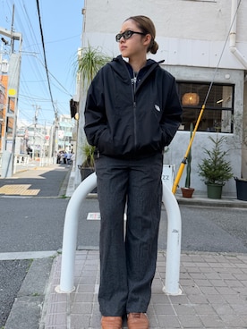 「THE NORTH FACE（ザノースフェイス）のアイテム」を使った、 UNION TOKYO さん（レディース・154cm）の春コーディネート