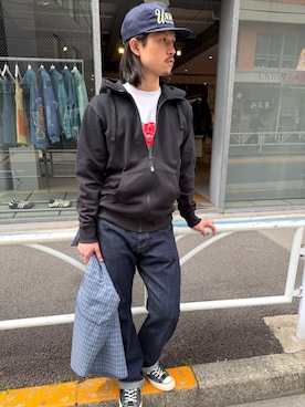 「DAIWA PIER39（ダイワピア39）のアイテム」を使った、 UNION TOKYO さん（メンズ・175cm）の春コーディネート