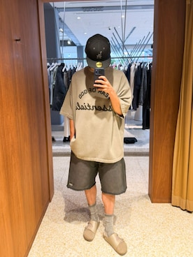 「FOG ESSENTIALS（エフオージーエッセンシャルズ）のアイテム」を使った、 UNION TOKYO さん（メンズ・183cm）の夏コーディネート