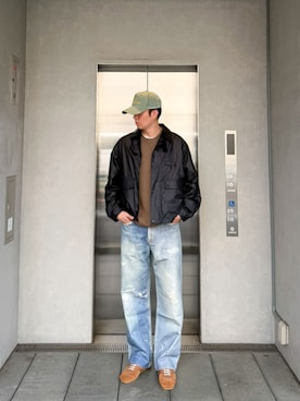 「アイテム（スウェット）」を使った、 UNION TOKYO さん（メンズ・183cm）の秋コーディネート