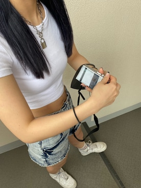 「アベイル」｜「アイテム（アクセサリー）」を使った、NaNamiさん（レディース・160cm）の夏コーディネート