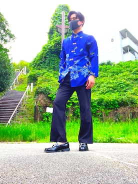 すうさんさん(メンズ・168cm)の夏コーディネート