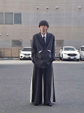 「seyto（セイト）のアイテム」を使った、TSUㅡさん（メンズ・176cm）の春コーディネート