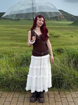 Suzuka さん(レディース・158cm)の夏コーディネート
