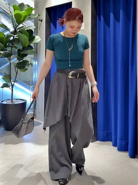 「PAGEBOY（ページボーイ）のアイテム（アクセサリー）」を使った、Suzuka さん（レディース・158cm）の春コーディネート