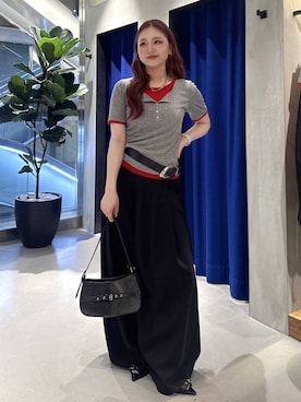 「PAGEBOY（ページボーイ）のアイテム（バッグ）」を使った、Suzuka さん（レディース・158cm）の春コーディネート