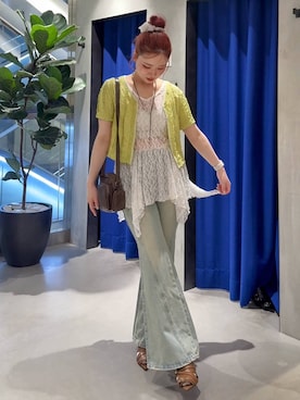 Suzuka さん（レディース・158cm）の春コーディネート