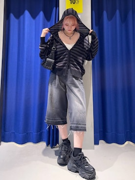 「PAGEBOY」｜「アイテム（アクセサリー）」を使った、Suzuka さん（レディース・158cm）の夏コーディネート