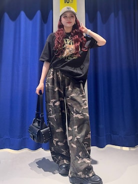 「アイテム（スウェットパンツ）」を使った、Suzuka さん（レディース・158cm・20代）の夏コーディネート