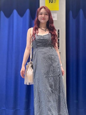 「PAGEBOY」｜「アイテム（アクセサリー）」を使った、Suzuka さん（レディース・158cm）の夏コーディネート