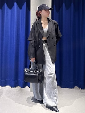 「Anui（アニュイ）のアイテム」を使った、Suzuka さん（レディース・158cm）の春コーディネート