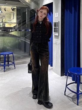 「PAGEBOY（ページボーイ）のアイテム（Tシャツ/カットソー）」を使った、Suzuka さん（レディース・158cm）の秋コーディネート