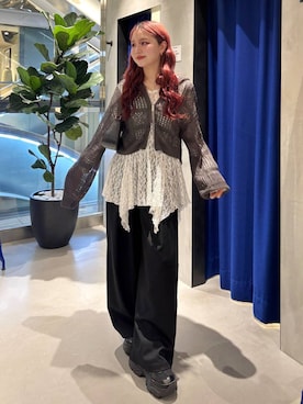 「PAGEBOY（ページボーイ）のアイテム」を使った、Suzuka さん（レディース・158cm）の春コーディネート