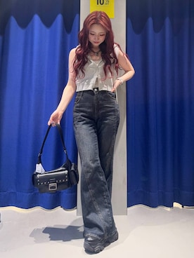 「アイテム（パーカー）」を使った、Suzuka さん（レディース・158cm・20代）の夏コーディネート