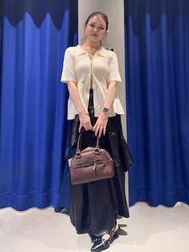 「アイテム（パンプス）」を使った、Suzuka さん（レディース・158cm・20代）の夏コーディネート