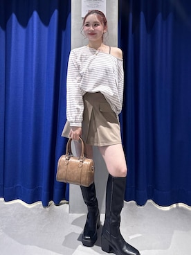 Suzuka さん（レディース・158cm）の冬コーディネート