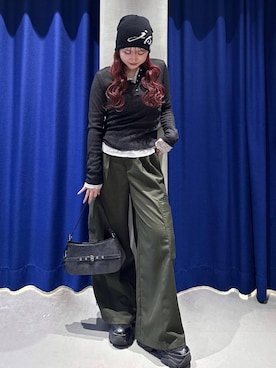 「PAGEBOY（ページボーイ）のアイテム（帽子）」を使った、Suzuka さん（レディース・158cm）の春コーディネート