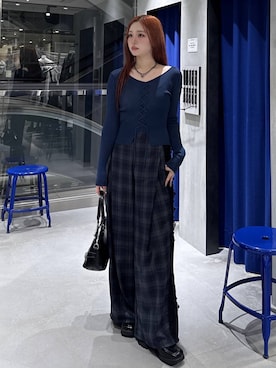 「PAGEBOY（ページボーイ）のアイテム（アクセサリー）」を使った、Suzuka さん（レディース・158cm）の秋コーディネート