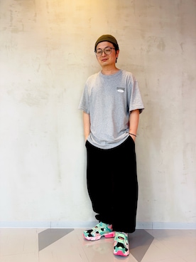「Reebok（リーボック）のアイテム」を使った、tsuruさん（メンズ・164cm）の夏コーディネート