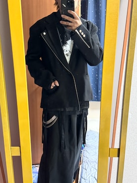 「アイテム（テーラードジャケット）」を使った、こうさん（メンズ・168cm・20代）の夏コーディネート