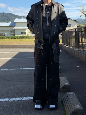 「アイテム（ブルゾン）」を使った、こうさん（メンズ・168cm）の秋コーディネート