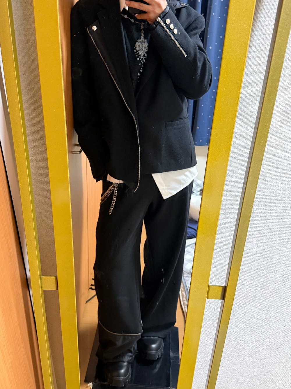 GRANCY（グランシー）の「【GRANCY】Reverse LayeredDesign Slacks